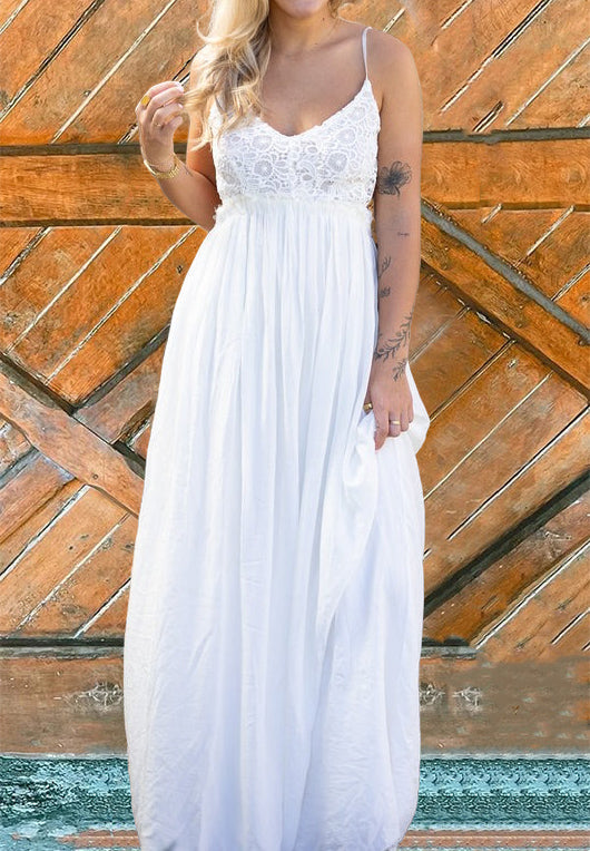 Stella Lace Top Maxi Dress