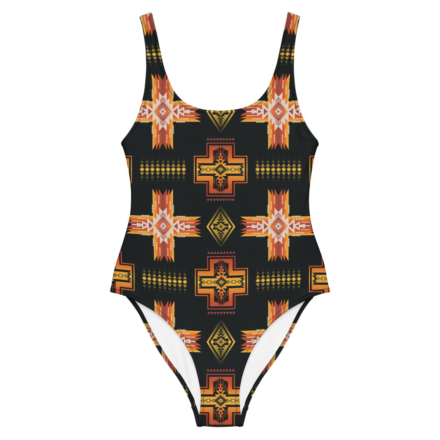 Yeehaw Fire Aztec One-Piece Swimsuit