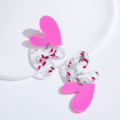 Valentine's Day Irregular Heart Earrings