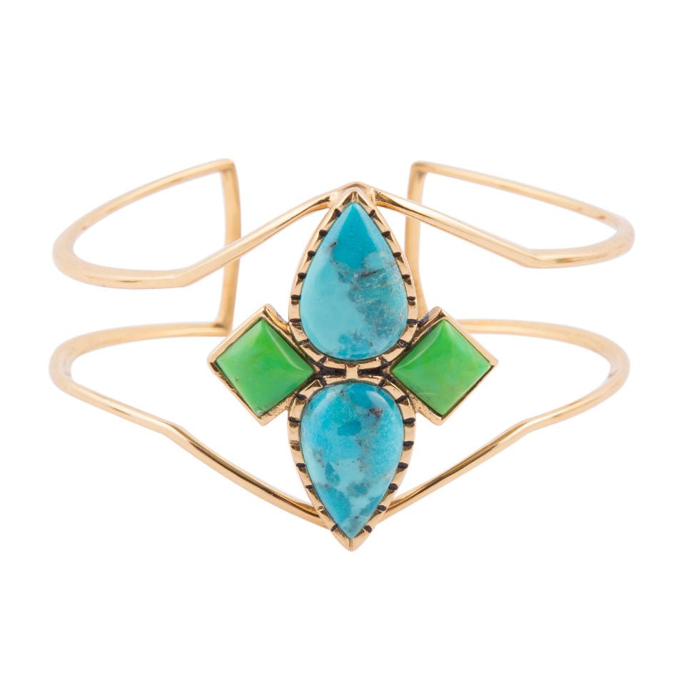 Colors of Turquoise Cuff Bracelet