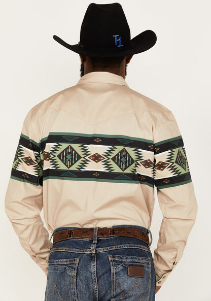 Men's Long Sleeve Snap Western Shirt