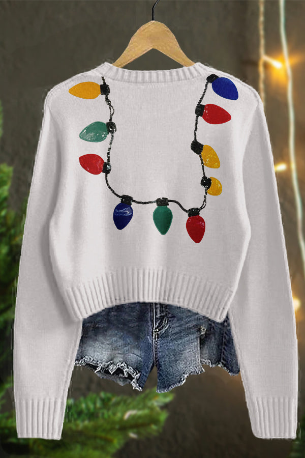 Classic Christmas Lights Sweater