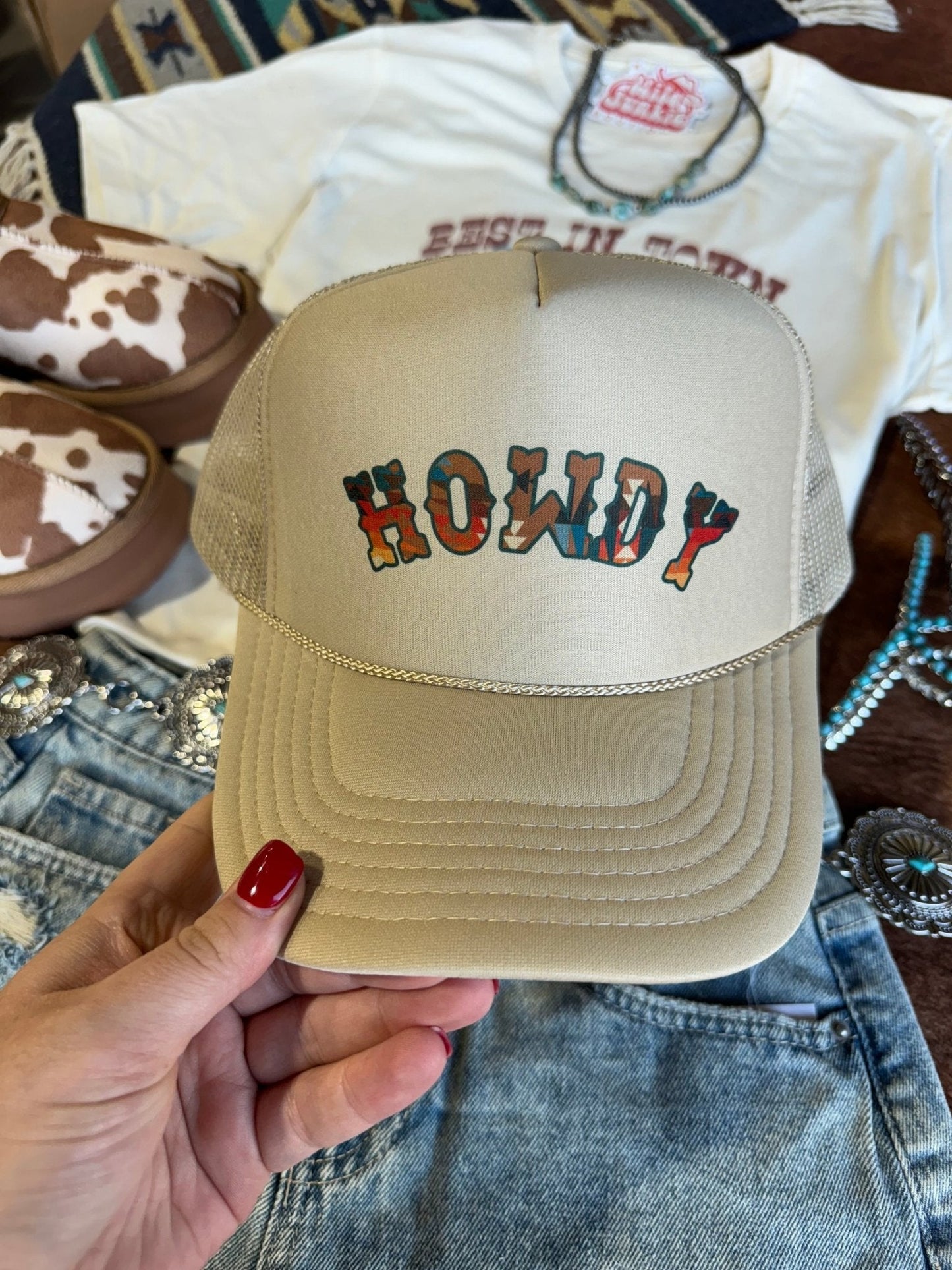 Howdy Aztec Trucker Hat