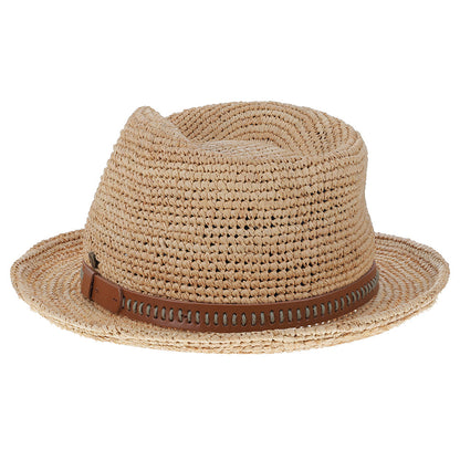 Walrus Hats Crocheted Raffia Straw Fedora Hat