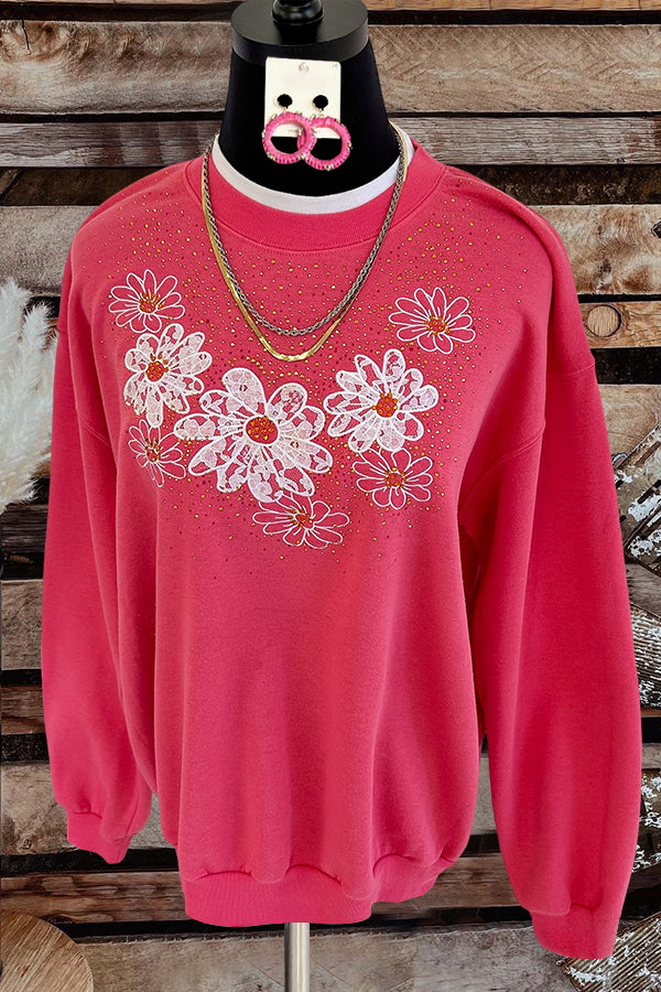 Floral Print Sweatshirt