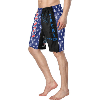 We the People Trump Maga Swim Trunks Shorts