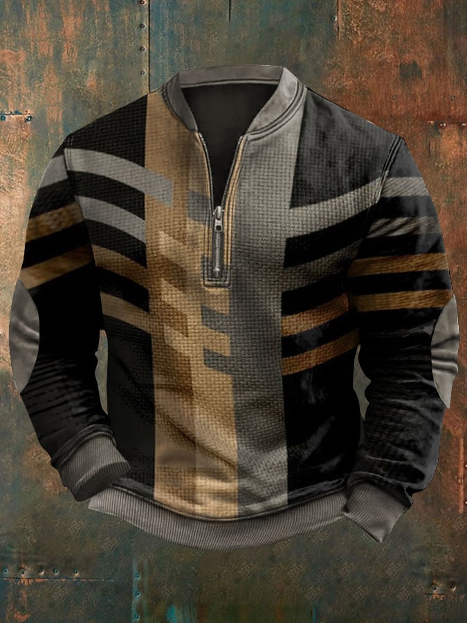 Men's Retro Casual Pullover