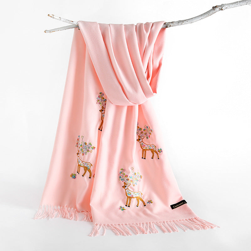 Deer Decorative Scarf