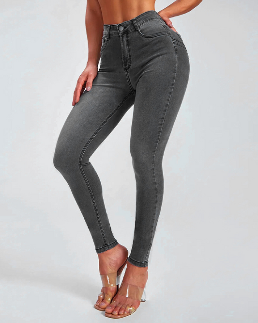 Body-Resilient High-Waist Jeans