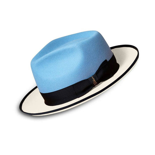 Limited - The Fox Fedora - Light Blue Ivory