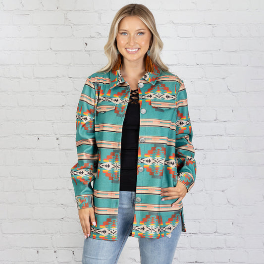 Cheyenne Aztec Serape Jacket size 2XL