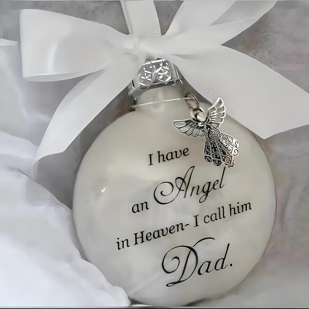 Christmas Angel in Heaven Memorial Ornament