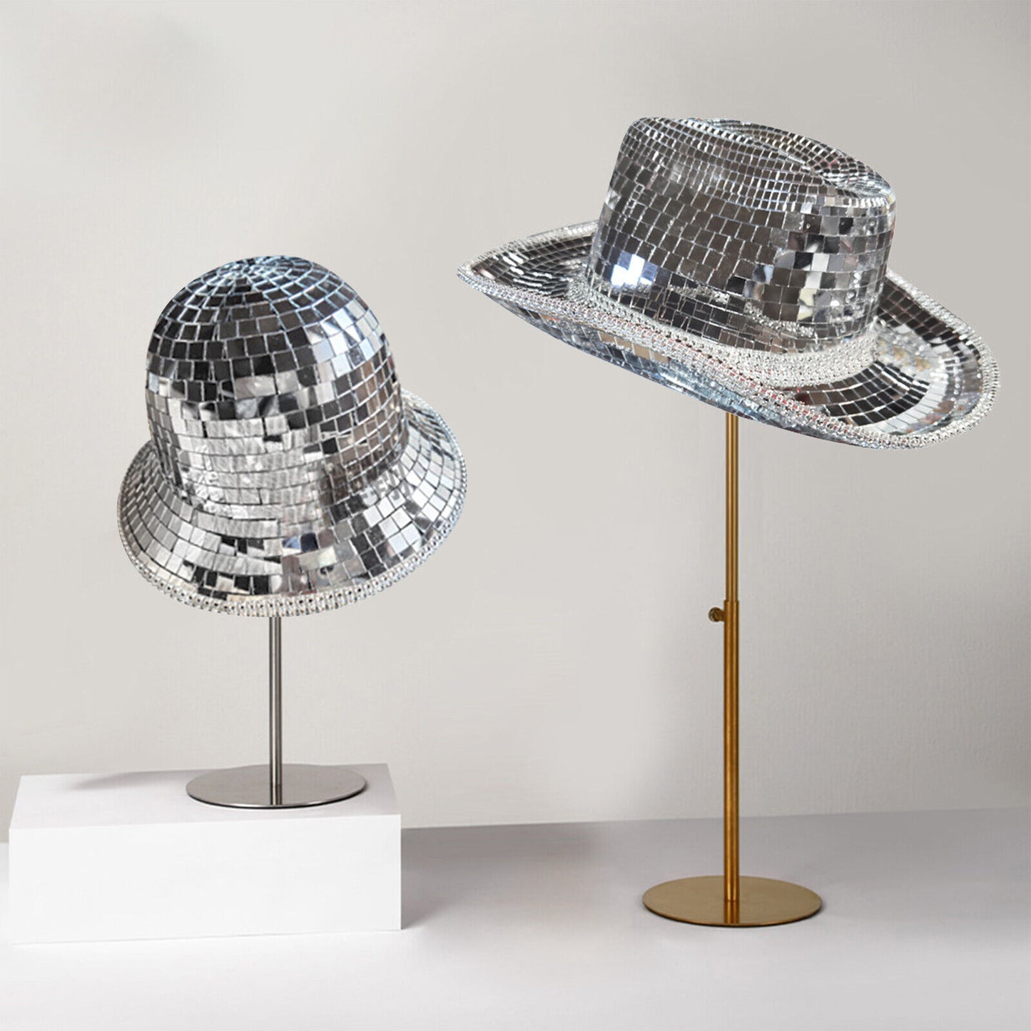 Disco Ball Cowgirl/Cowboy Hat [Buy 2 get free shipping&Box packing]