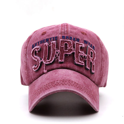 Men & Women Baseball Cap/3D letter embroidery Outdoor Fitted Hat