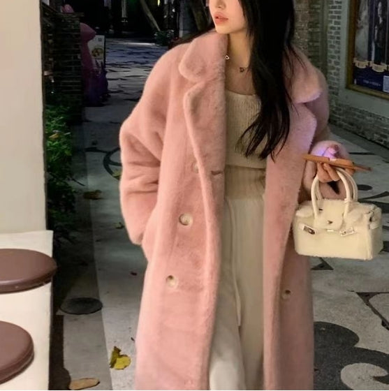 Women's Fashion Fur Coat