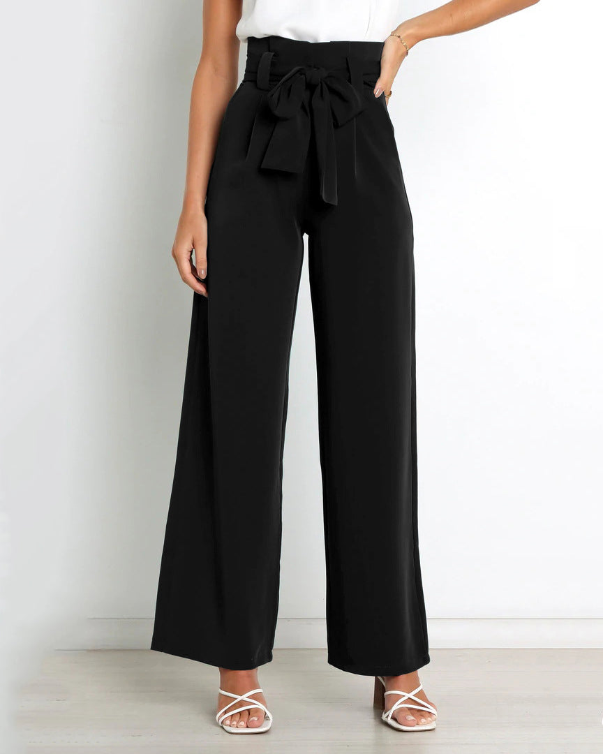 Casual Versatile Wide Leg Trousers