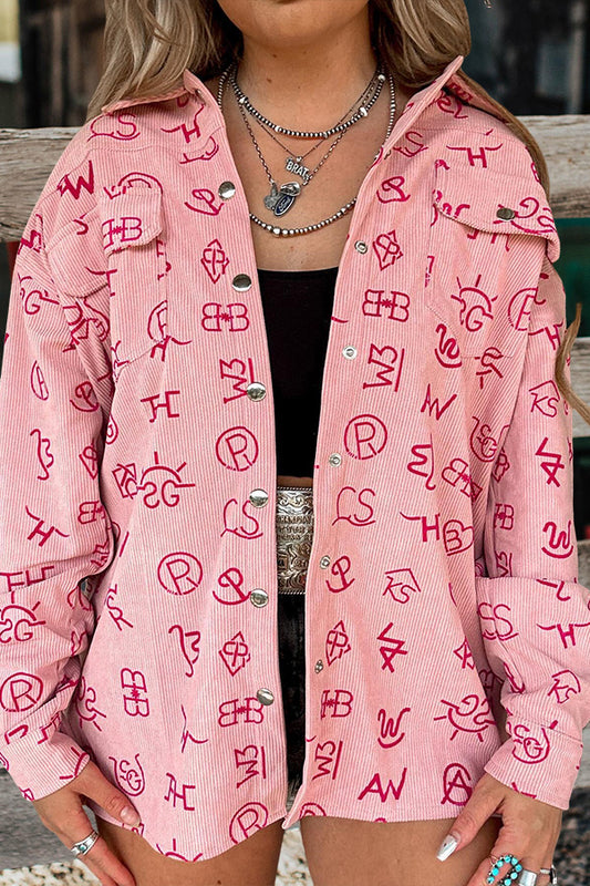 Vintage Western Pictogram Jacket