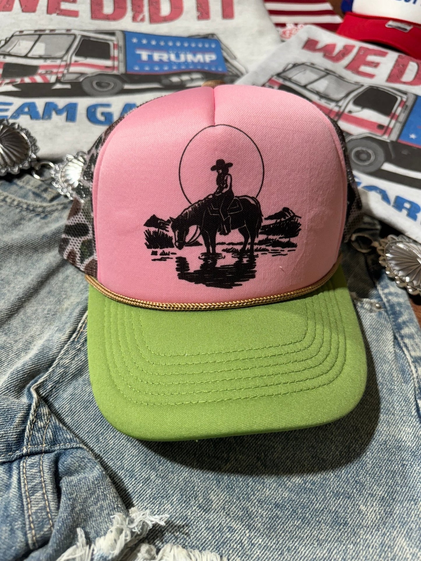 Lone Rider Duck Camo Trucker Hat