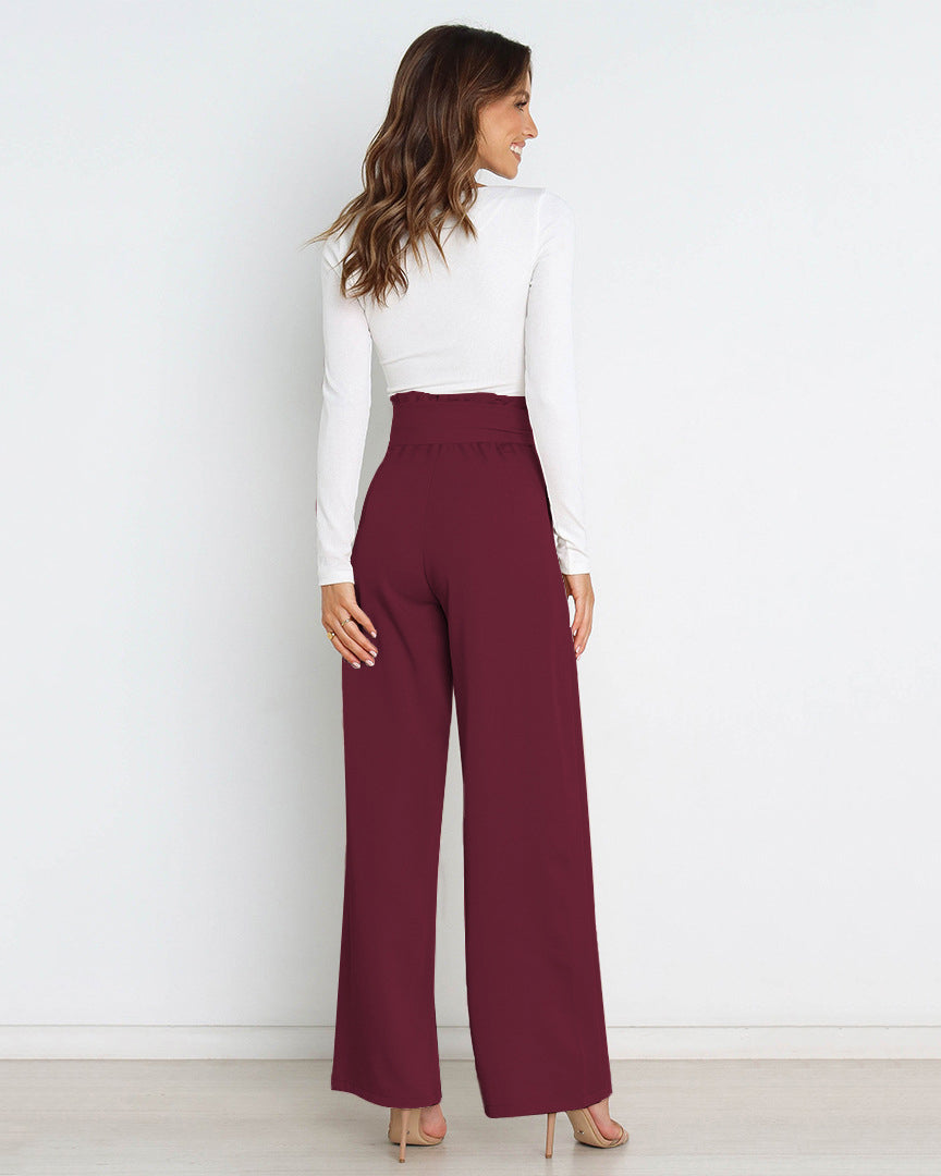 Casual Versatile Wide Leg Trousers