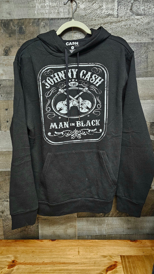 Man in Black Unisex Hoodie