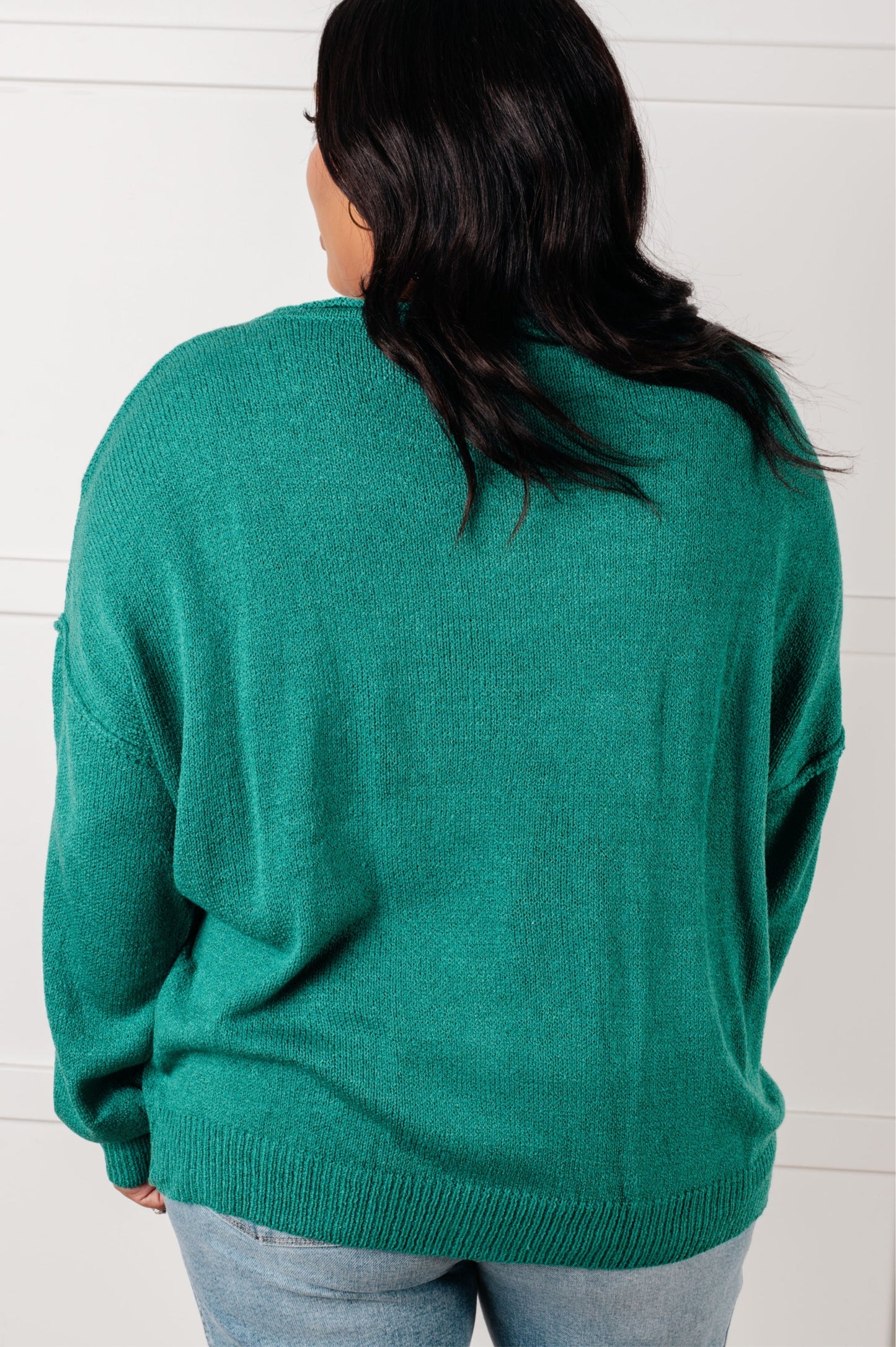 In Stitches Drop Shoulder Sweater