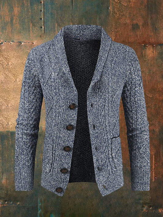 Men's Vintage Knit Cardigan