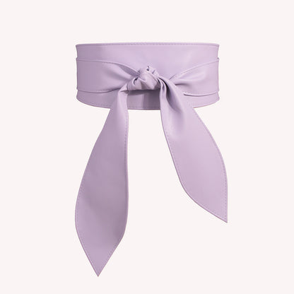 Women's Versatile Elegant Bow Ribbon Extra Long Belt