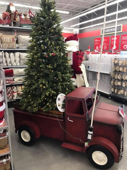 🎁Large Iron Christmas Farmhouse Truck🌲