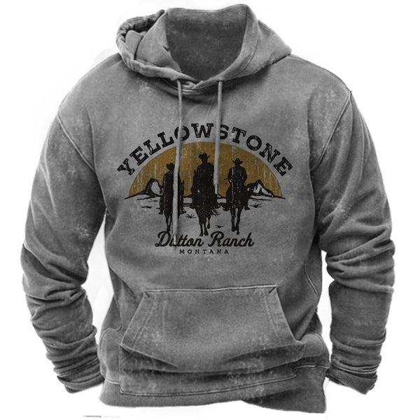 Riders Of Dutton Ranch Cowboy Men's Hoodie