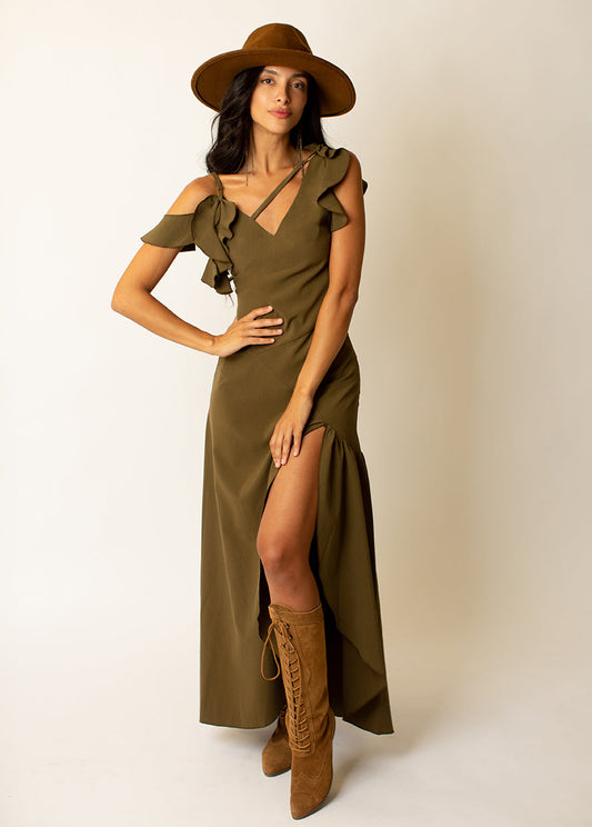 Bianka Dress in Olive