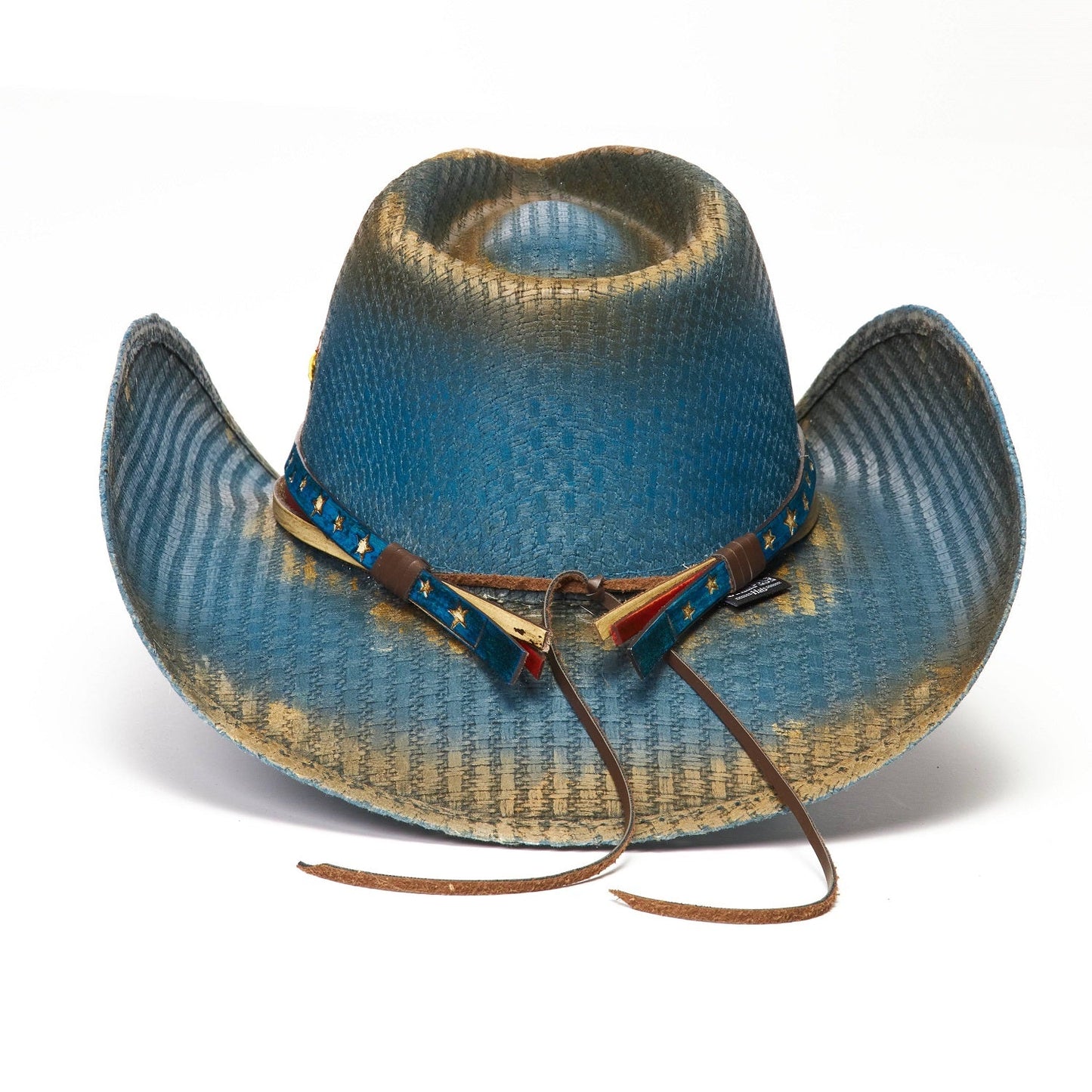 Blue Eagle Straw Cowboy Hat