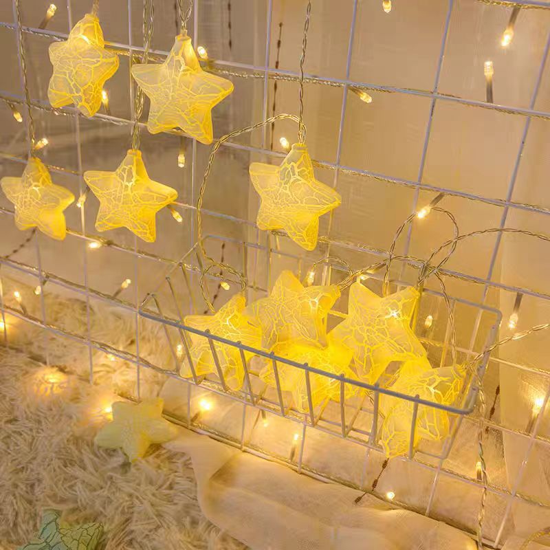 Christmas Crack Star Lights