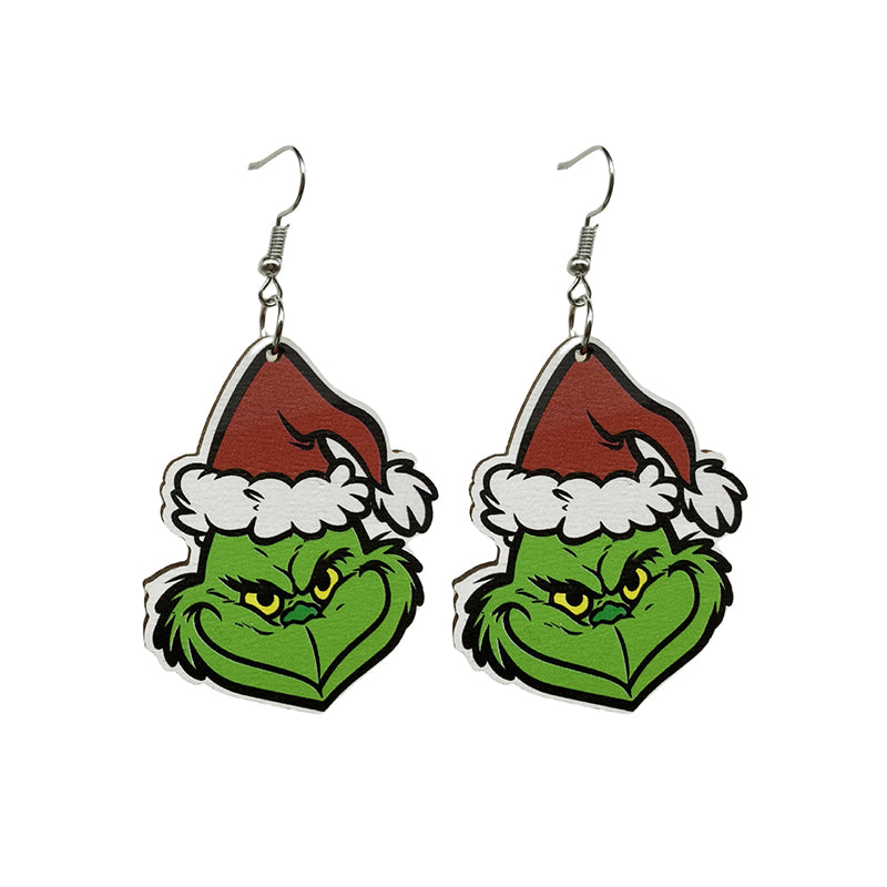 Christmas Grinch Earrings