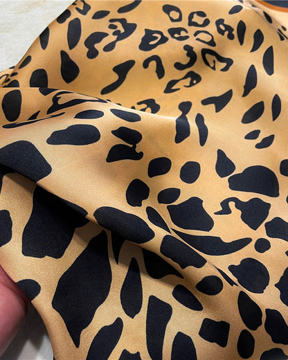 New Leopard Print Women’s Square Scarf