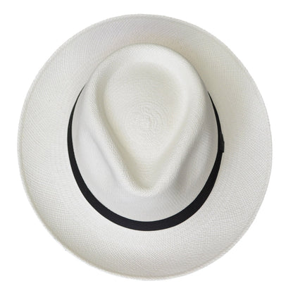 Advanced Original Panama Hat-White Straw | Brisa Weave-Handwoven in Ecuador-Fedora