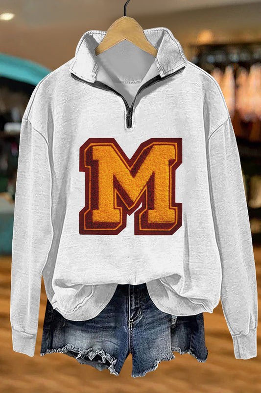 Cute Gameday Maryland Print Sweatshirt