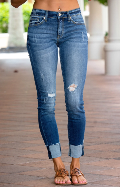 Vintage Washed Skinny Jeans