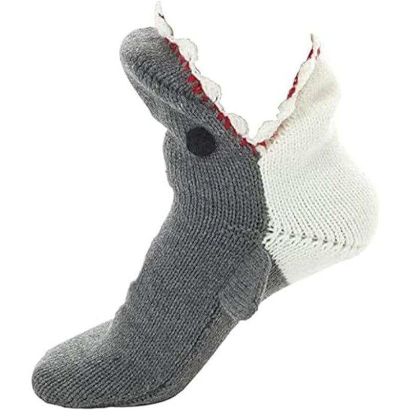 Crocodile Shark Cartoon Knitted Socks