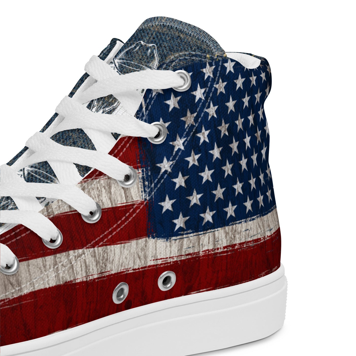 Mullet Cowboy Patriot Men__ high top canvas shoes