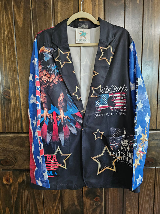 ULTRA MAGA TRUMP MEN'S BLAZER