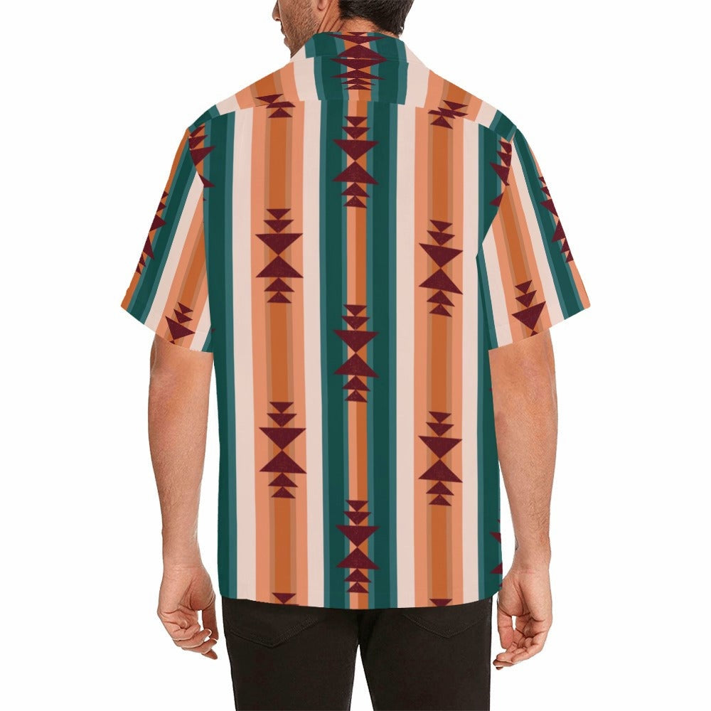 Cocoa Aztec Men's Western Camp Shirt