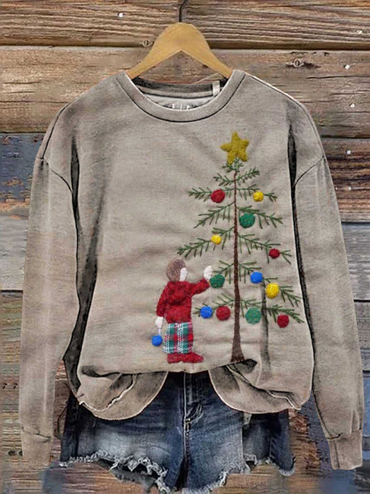 Christmas Tree Casual Sweatshirt