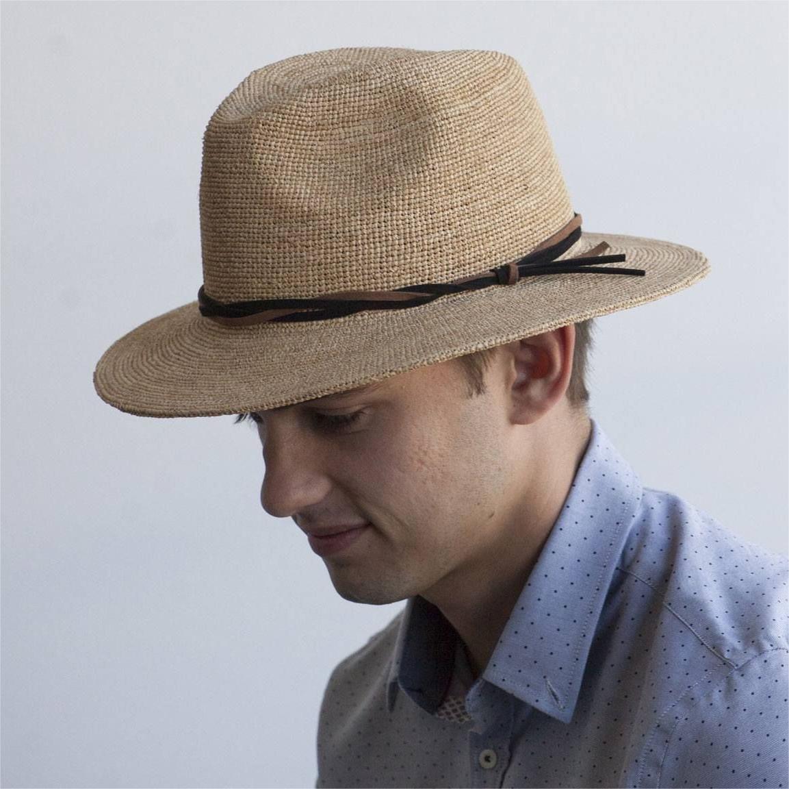 [New] Can be rolls up for packing- Goorin Handmade RAFFIA HAZE Fedora