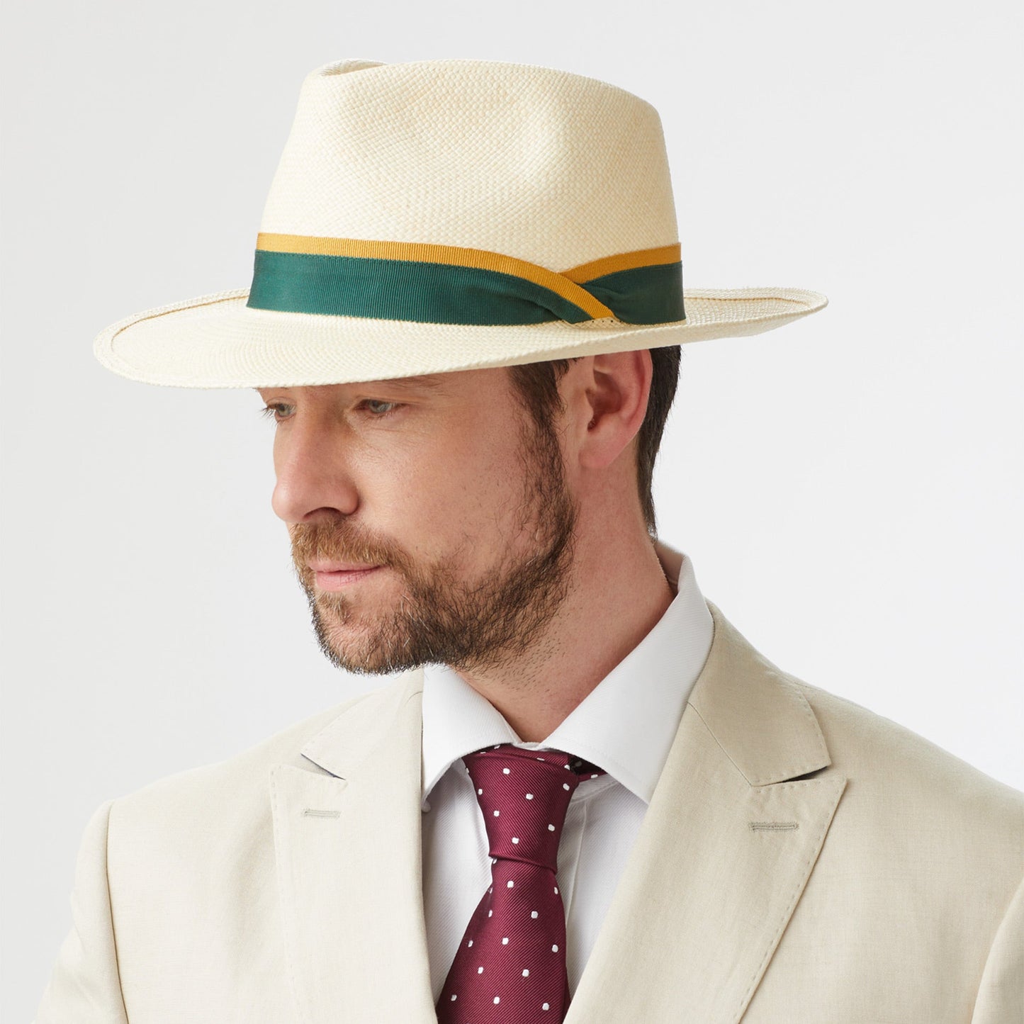 Can be rolls up for packing-HIGHGROVE PANAMA HAT