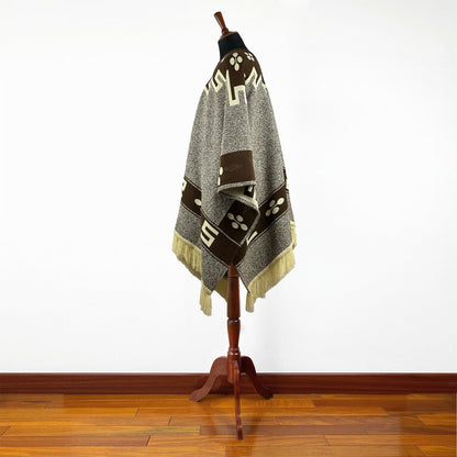 Back to the Future inspired Cowboy Poncho Serape replica handmade of Alpaca wool