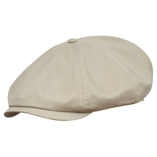 SHELBY Cotton 8 Panels Newsboy Apple PEAKED  Cap