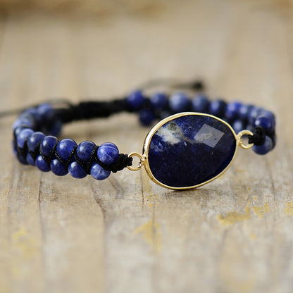 Unisex Agate Natural Stone Ethnic Style Bracelet