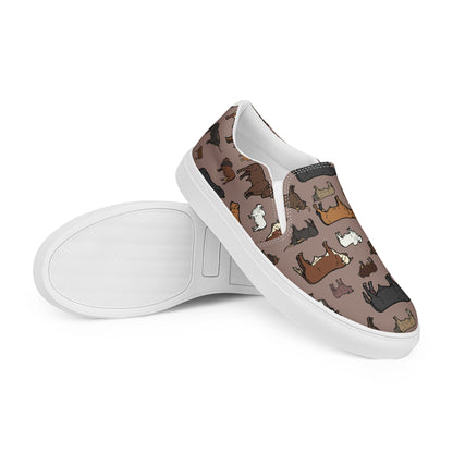 All Cattle, No Hat Women__ Slip-on Canvas Shoes