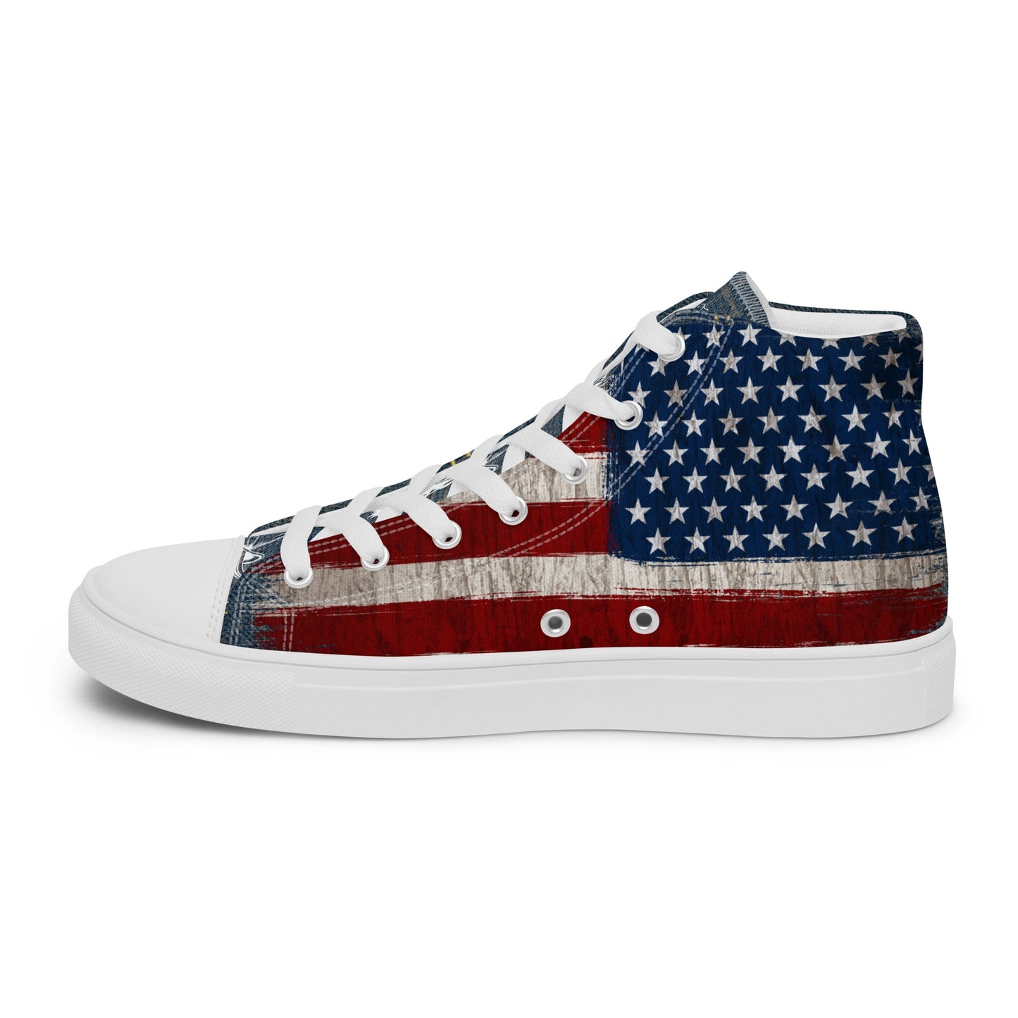 Mullet Cowboy Patriot Men__ high top canvas shoes