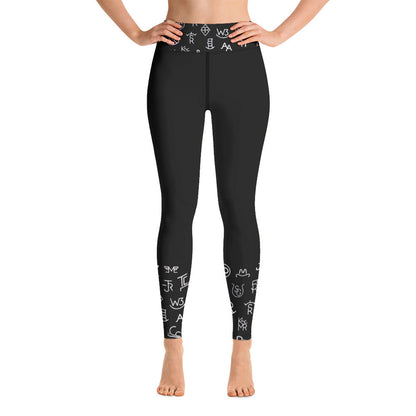 White Cattle Brands Yoga Leggings